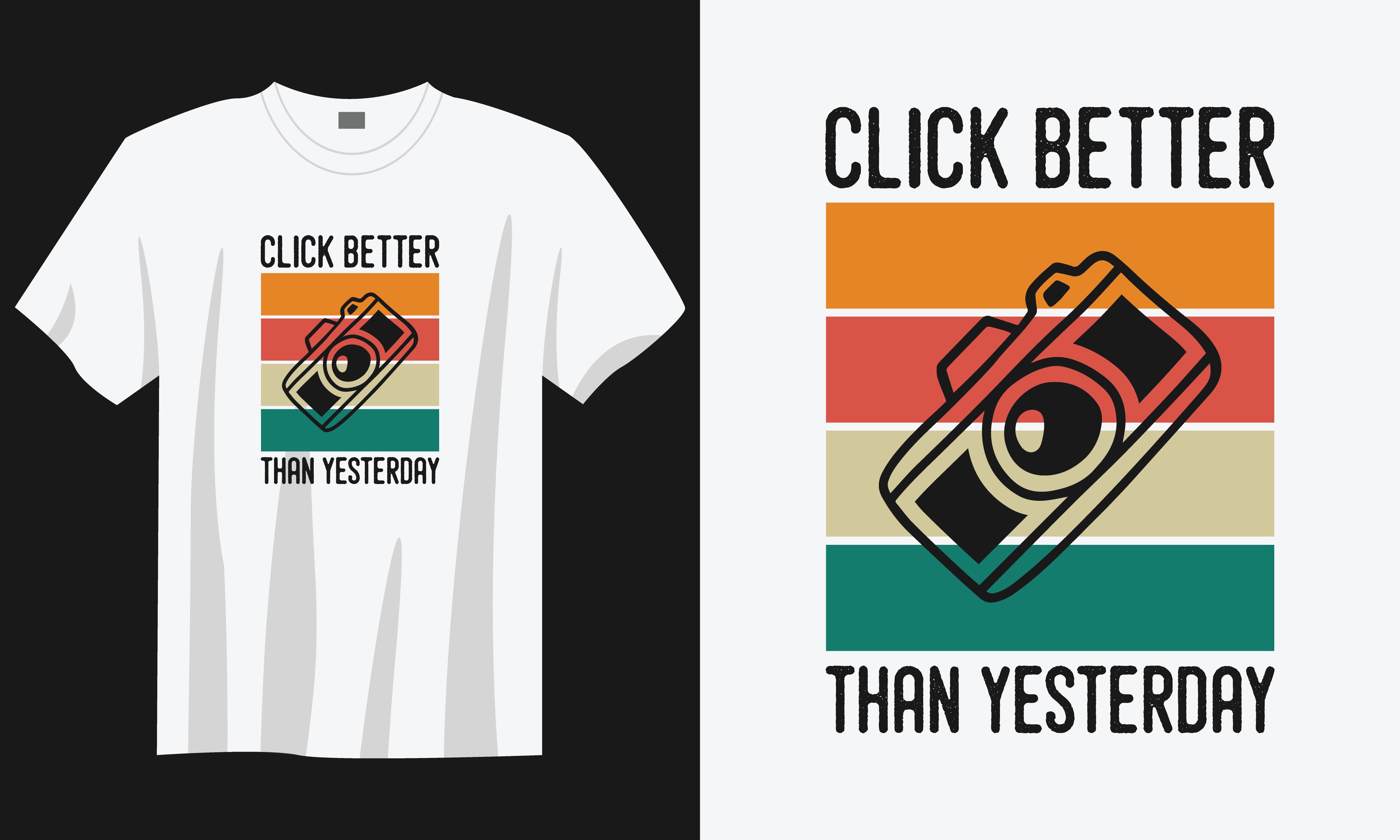 Photographer T-shirt Design, Camera Svg