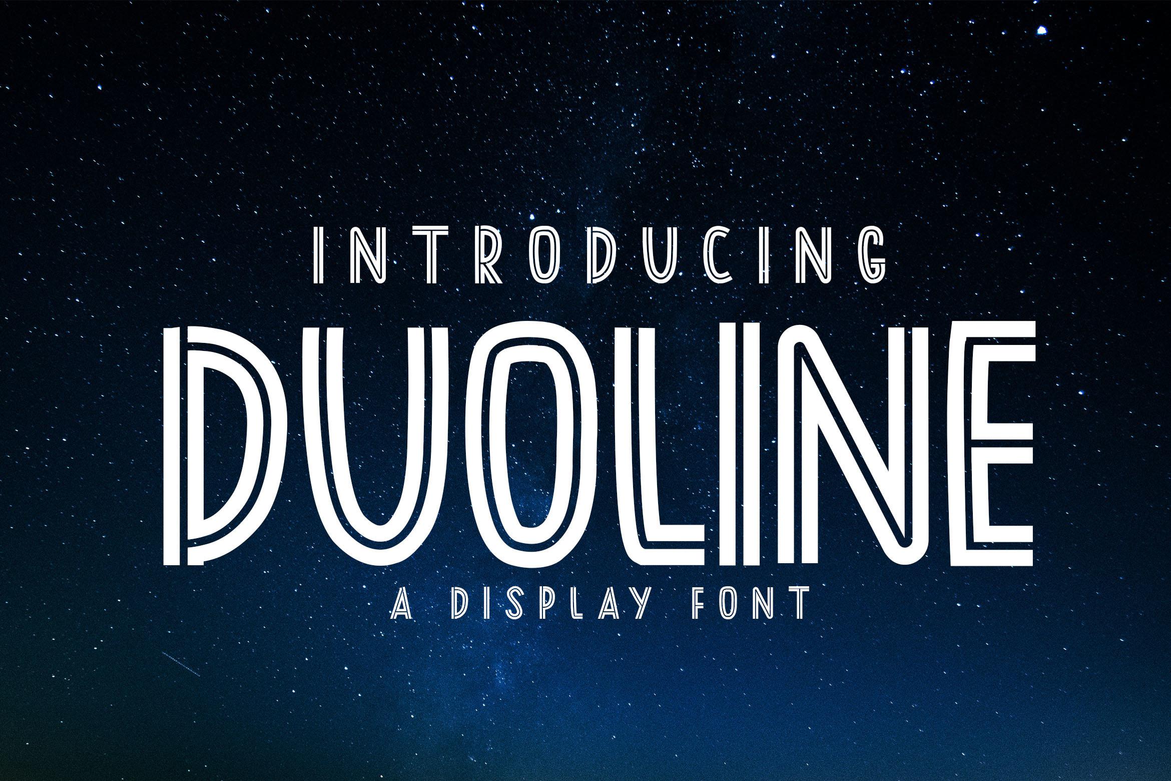 Duoline Font