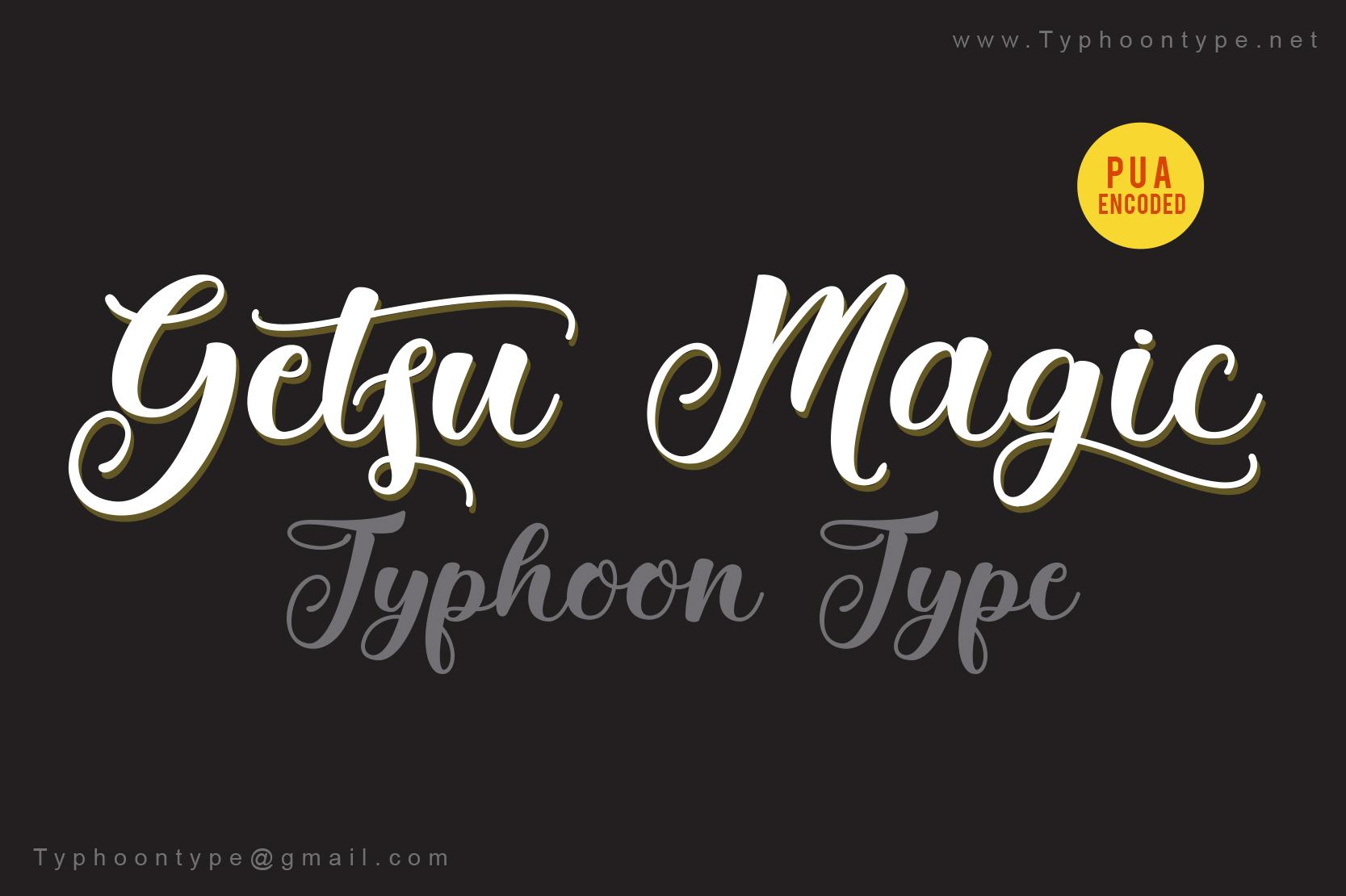Getsu Magic Font