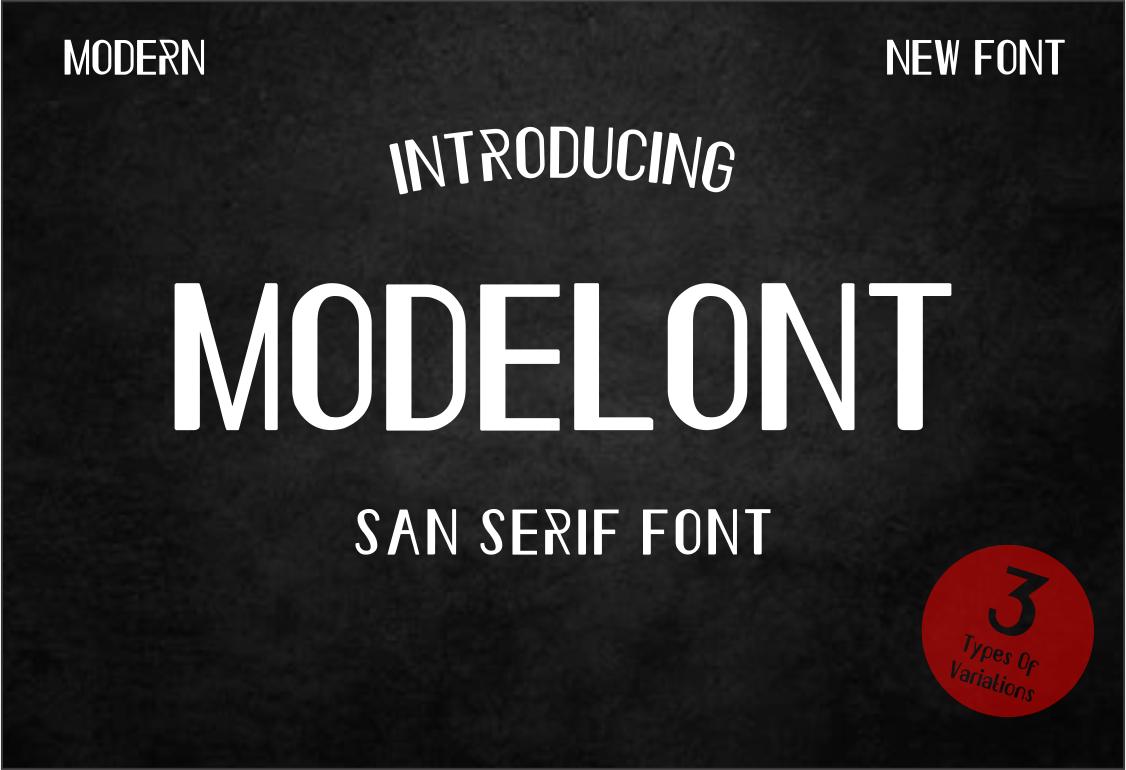 Modelont Font