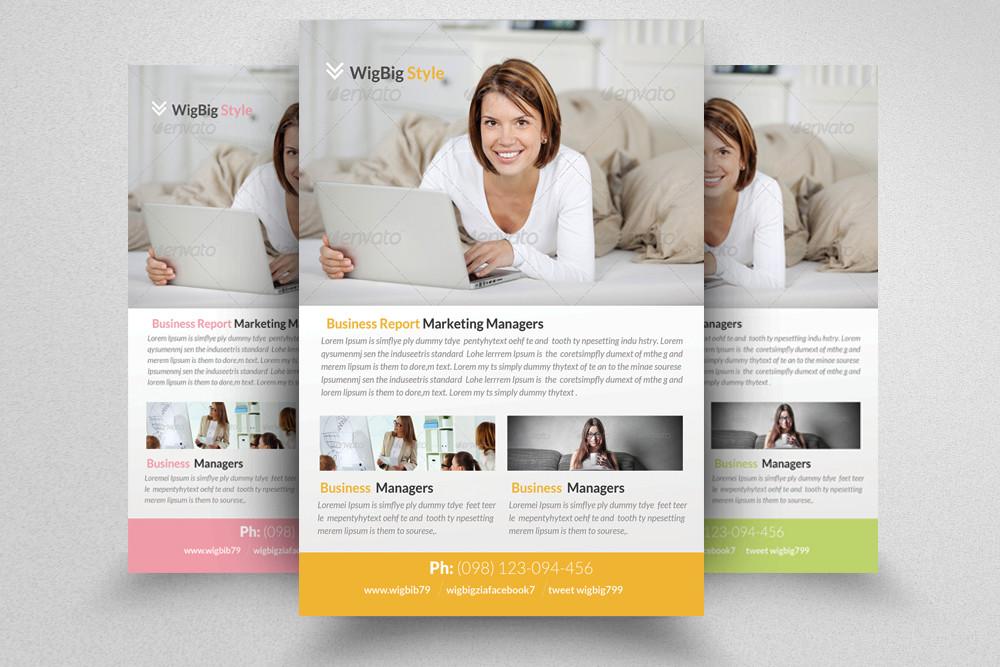 Online Business Services Flyer