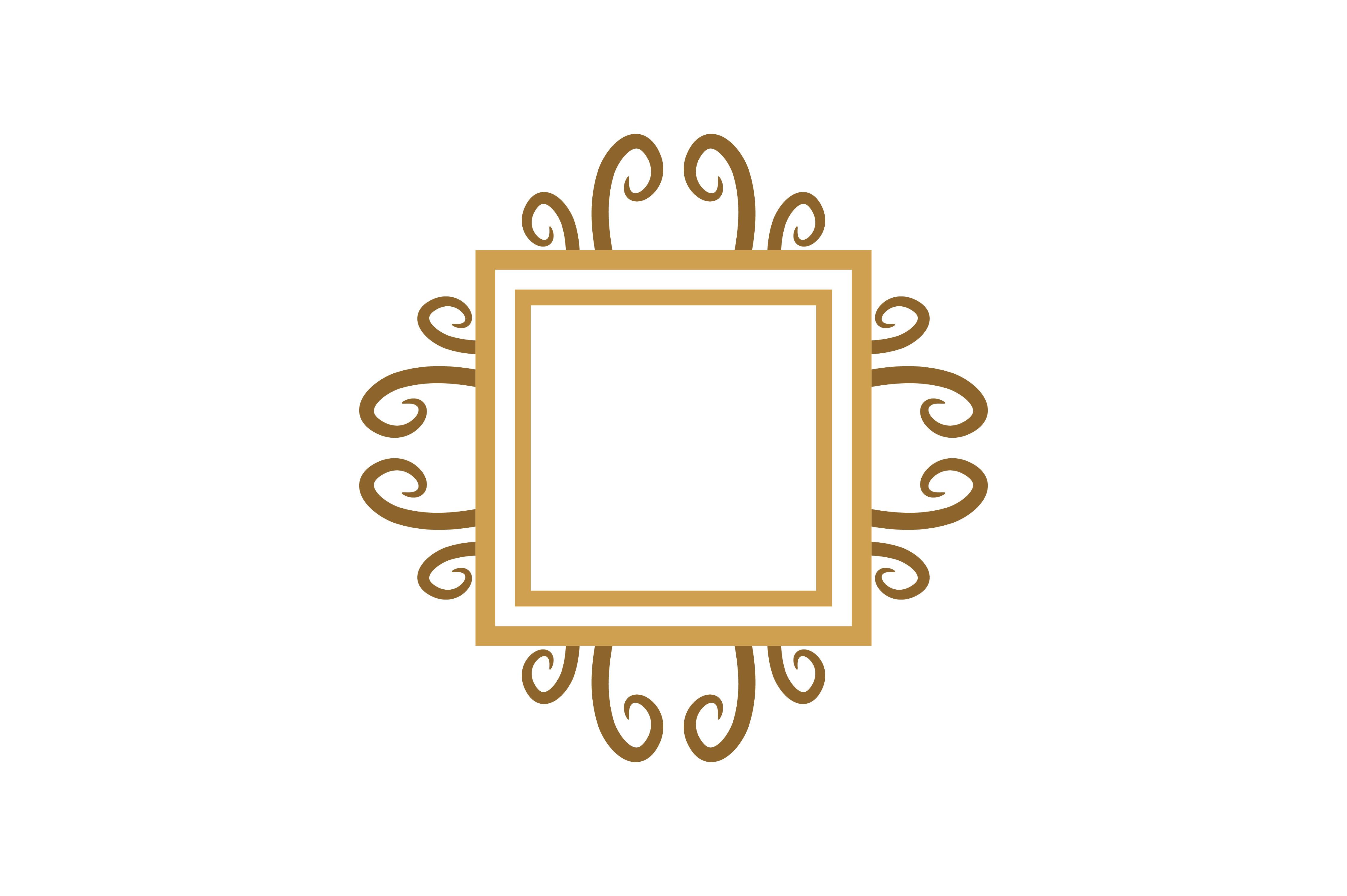 Frame Floral Decorative