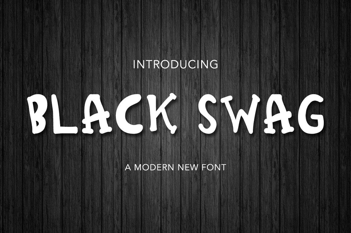 Black Swag Font