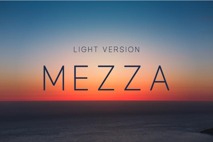 Mezza Light Font
