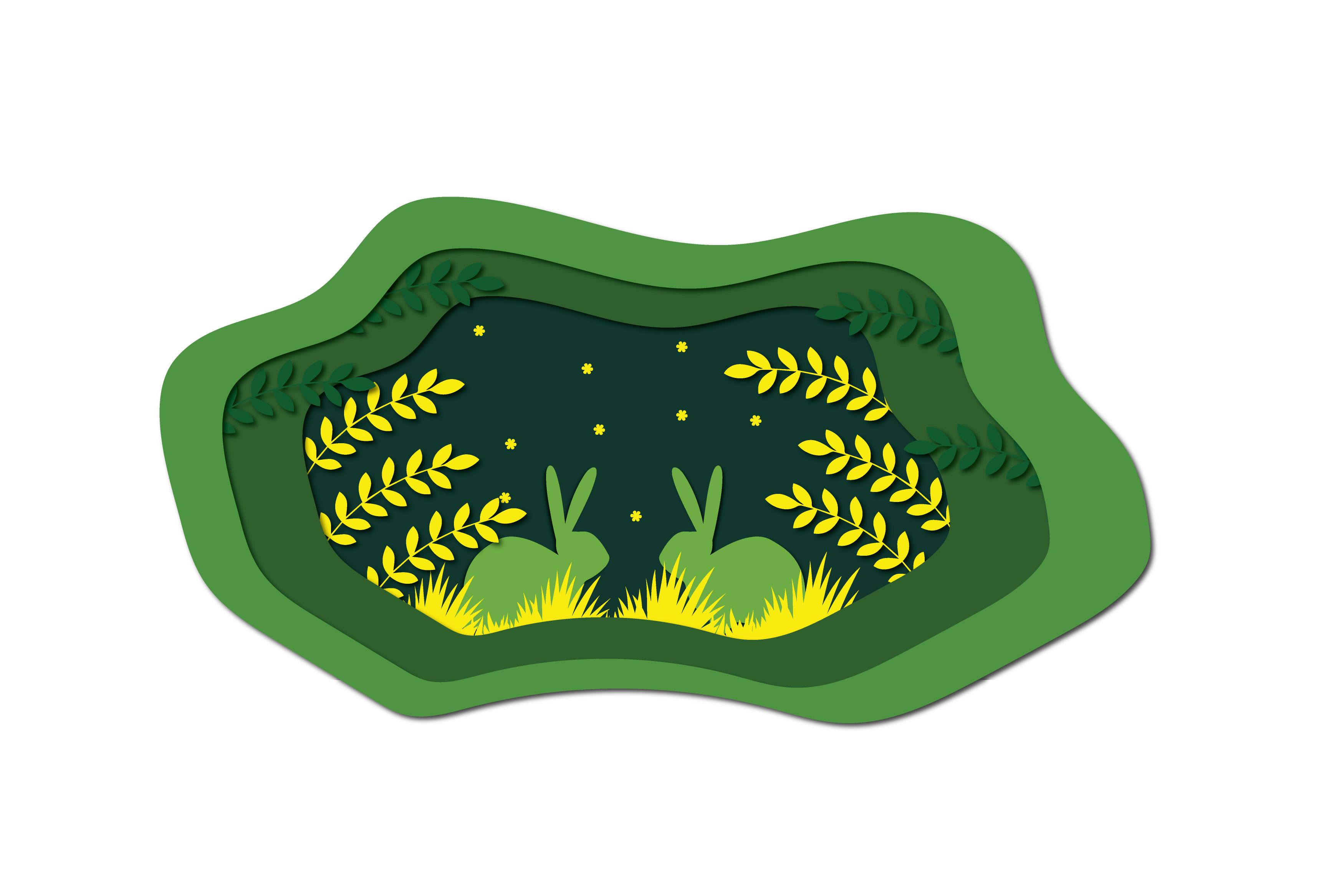 Easter Egg Papercut Svg Bundle