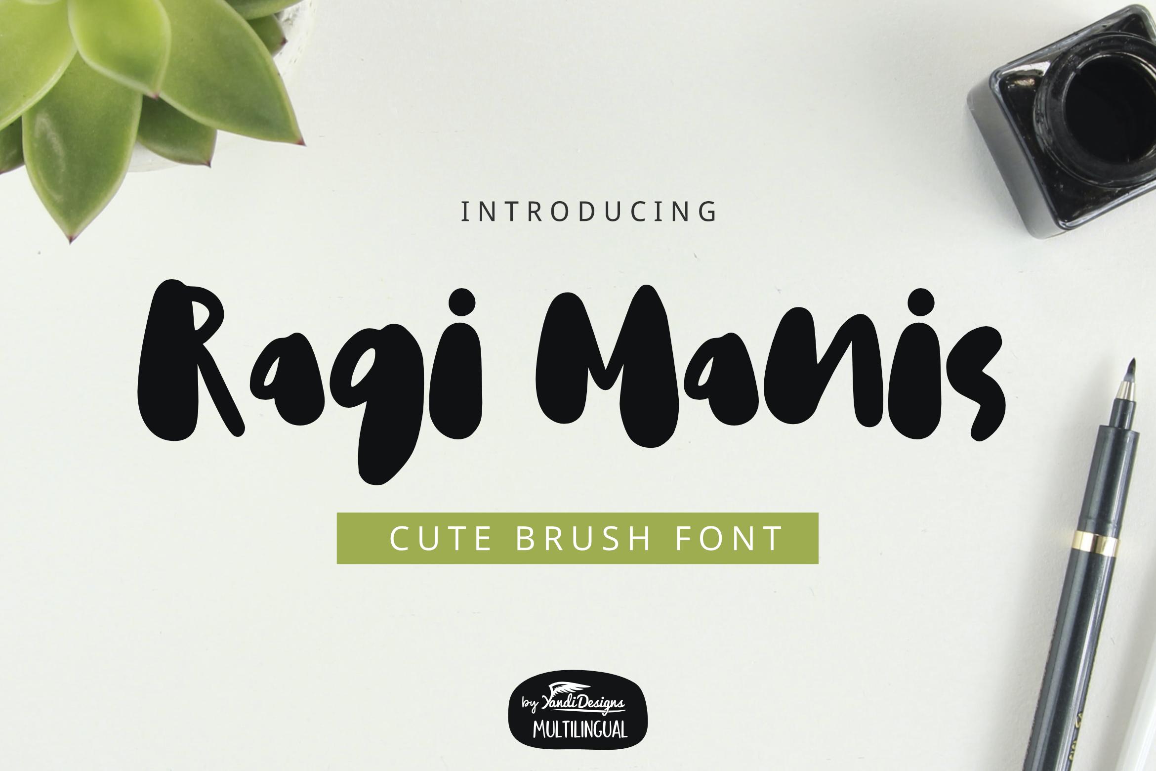 Ragi Manis Font