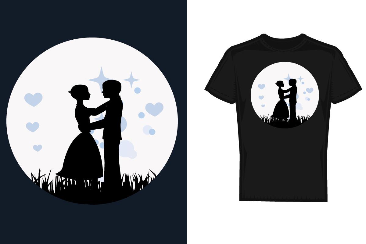 Valentine-Valentines Day T-shirt Design