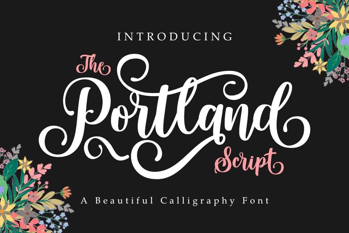 Portland Script Font