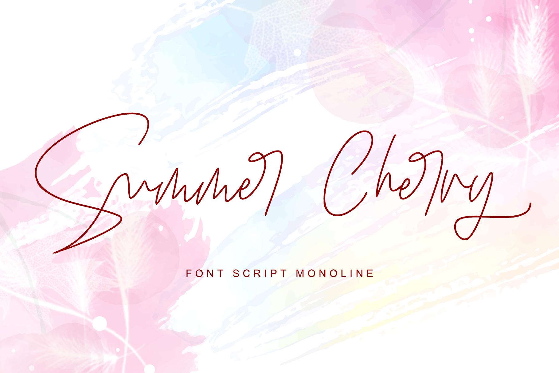 Summer Cherry Font