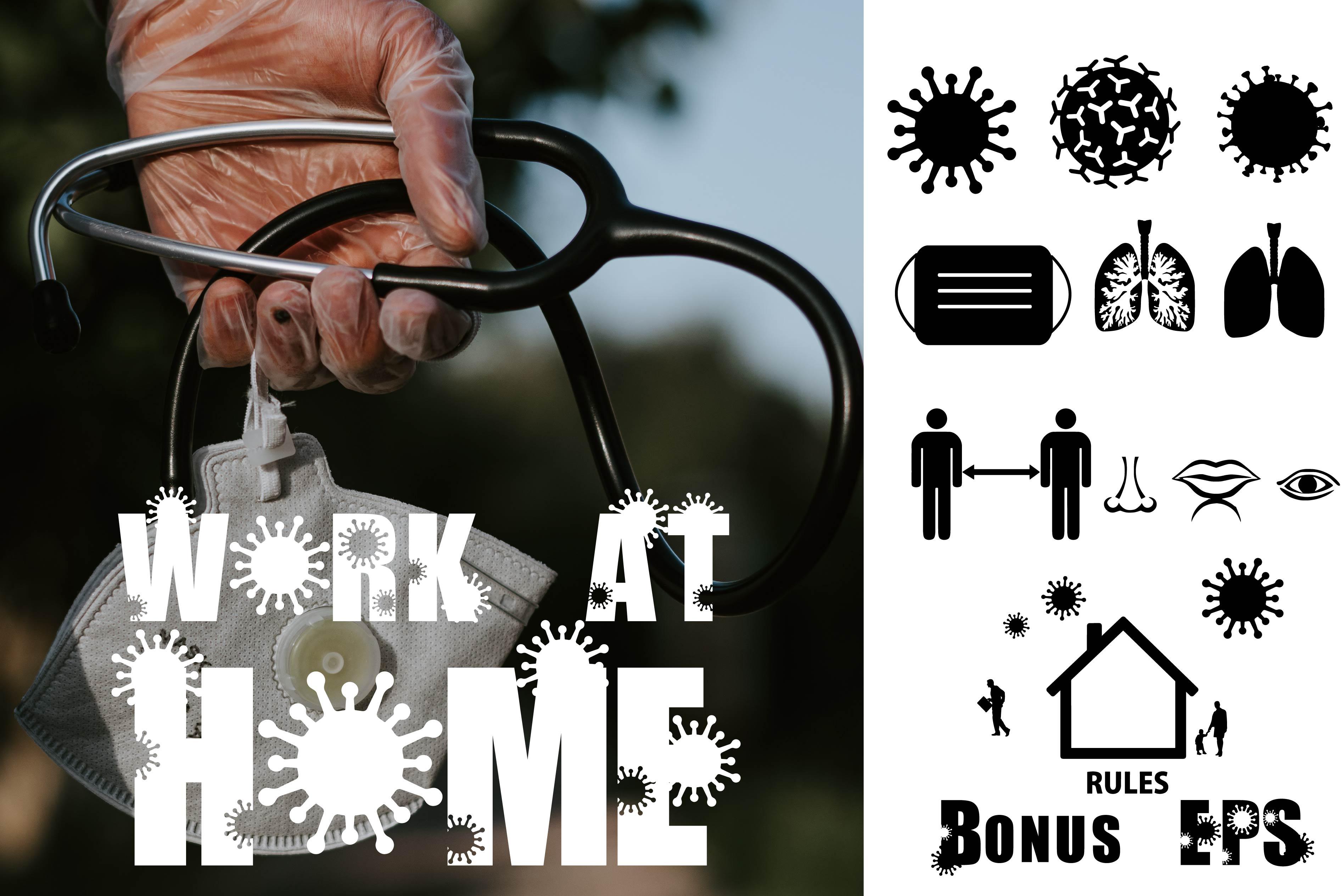 Work at Home Font