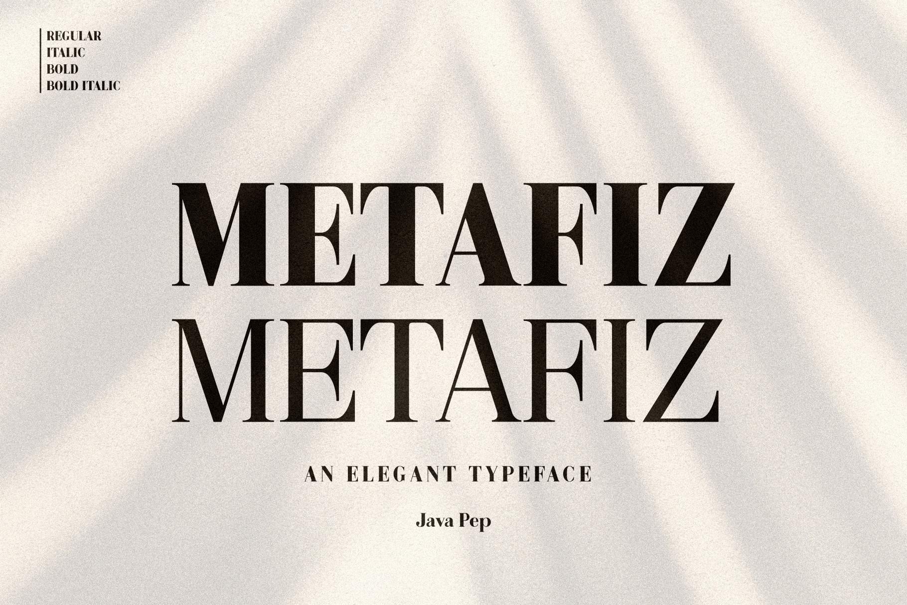 Metafiz Font