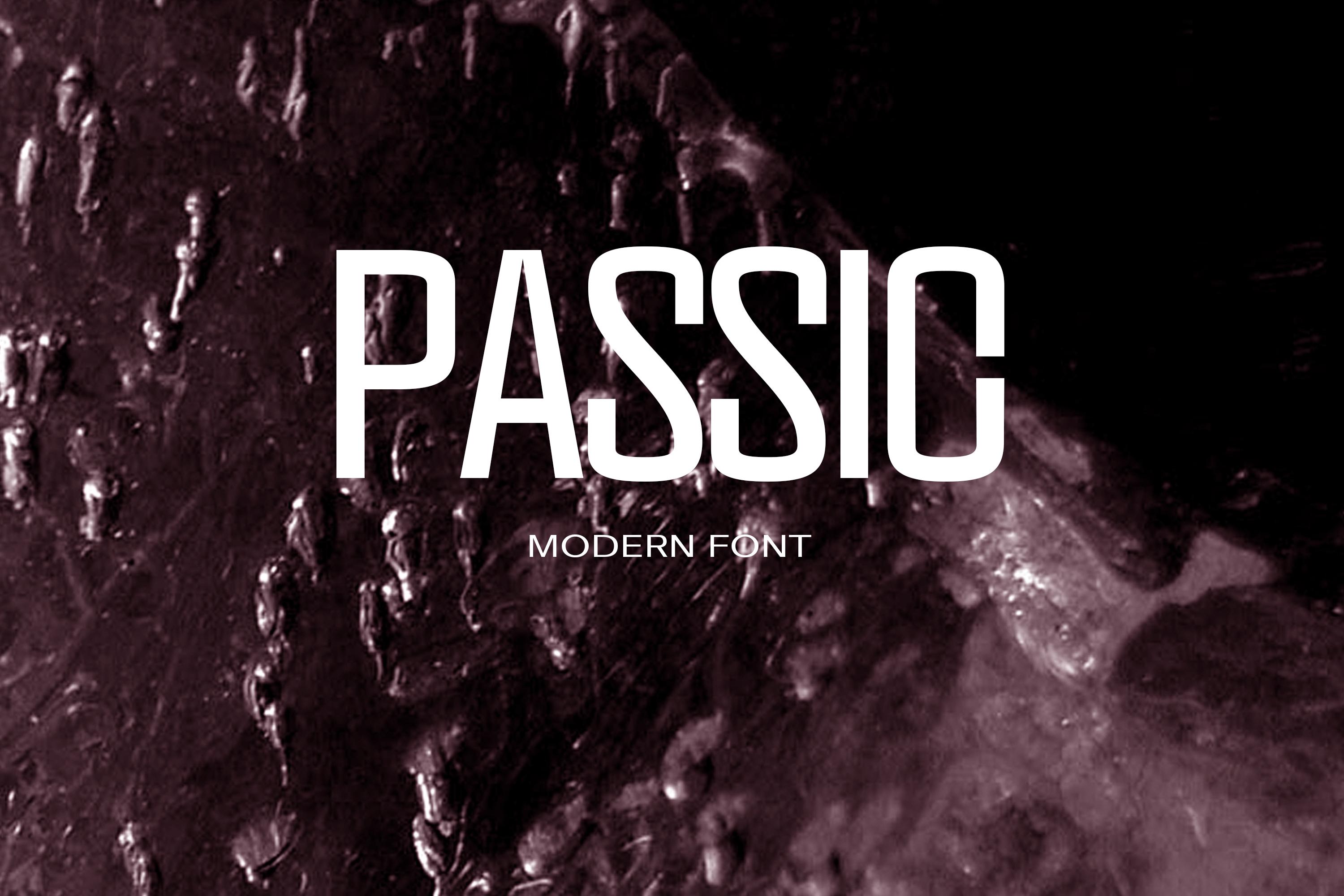 Passic Font