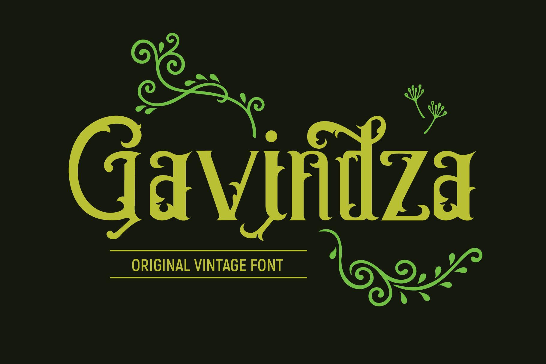 Gavindza Font