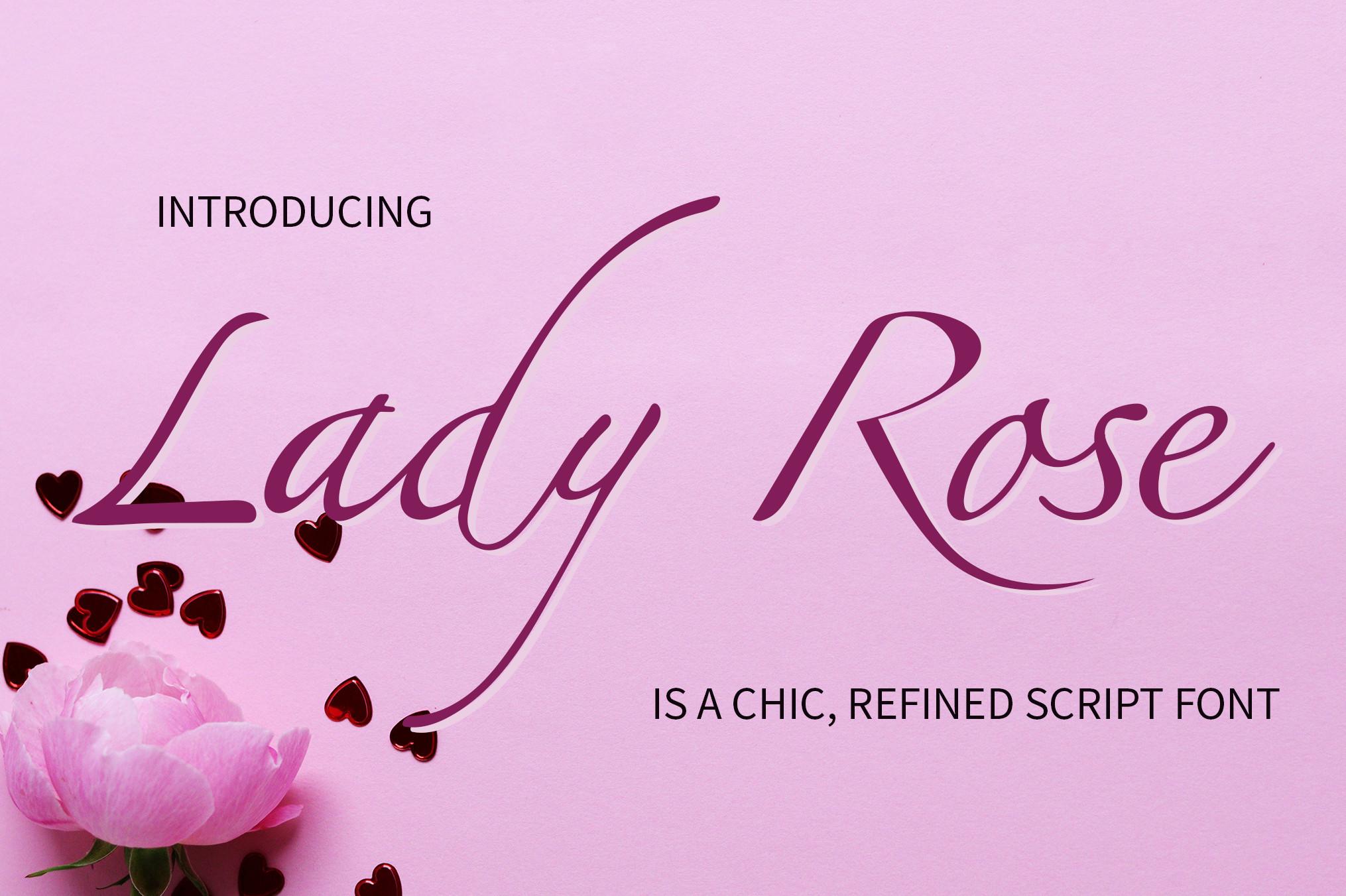 Lady Rose Font
