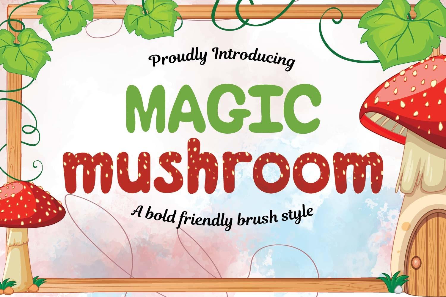 Magic Mushroom Font