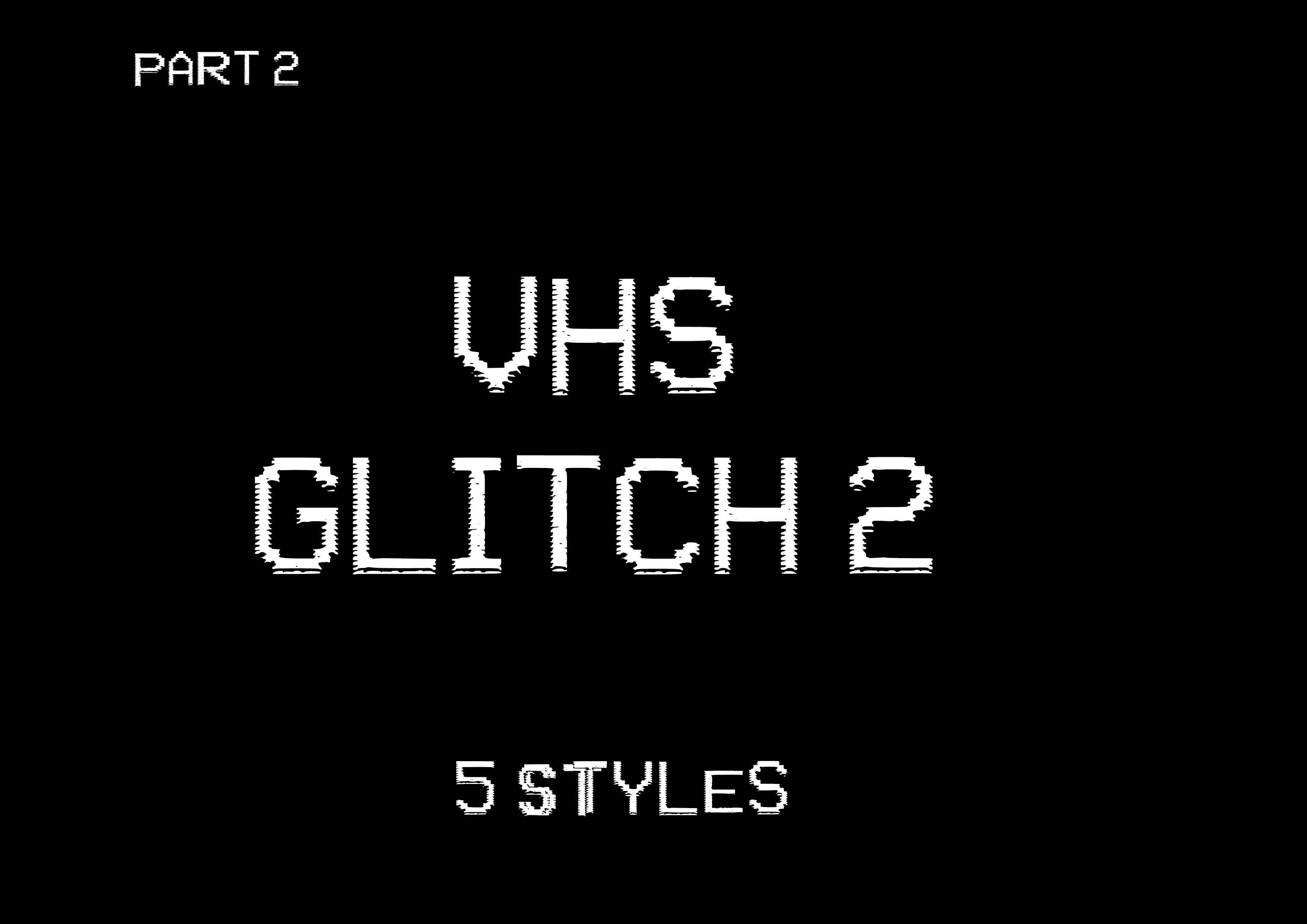 VHS Glitch 2 Font