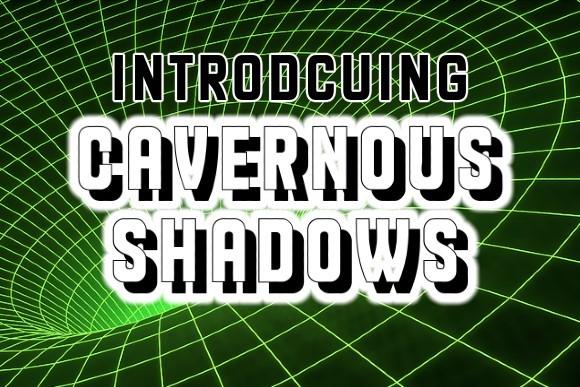 Cavernous Shadows Font
