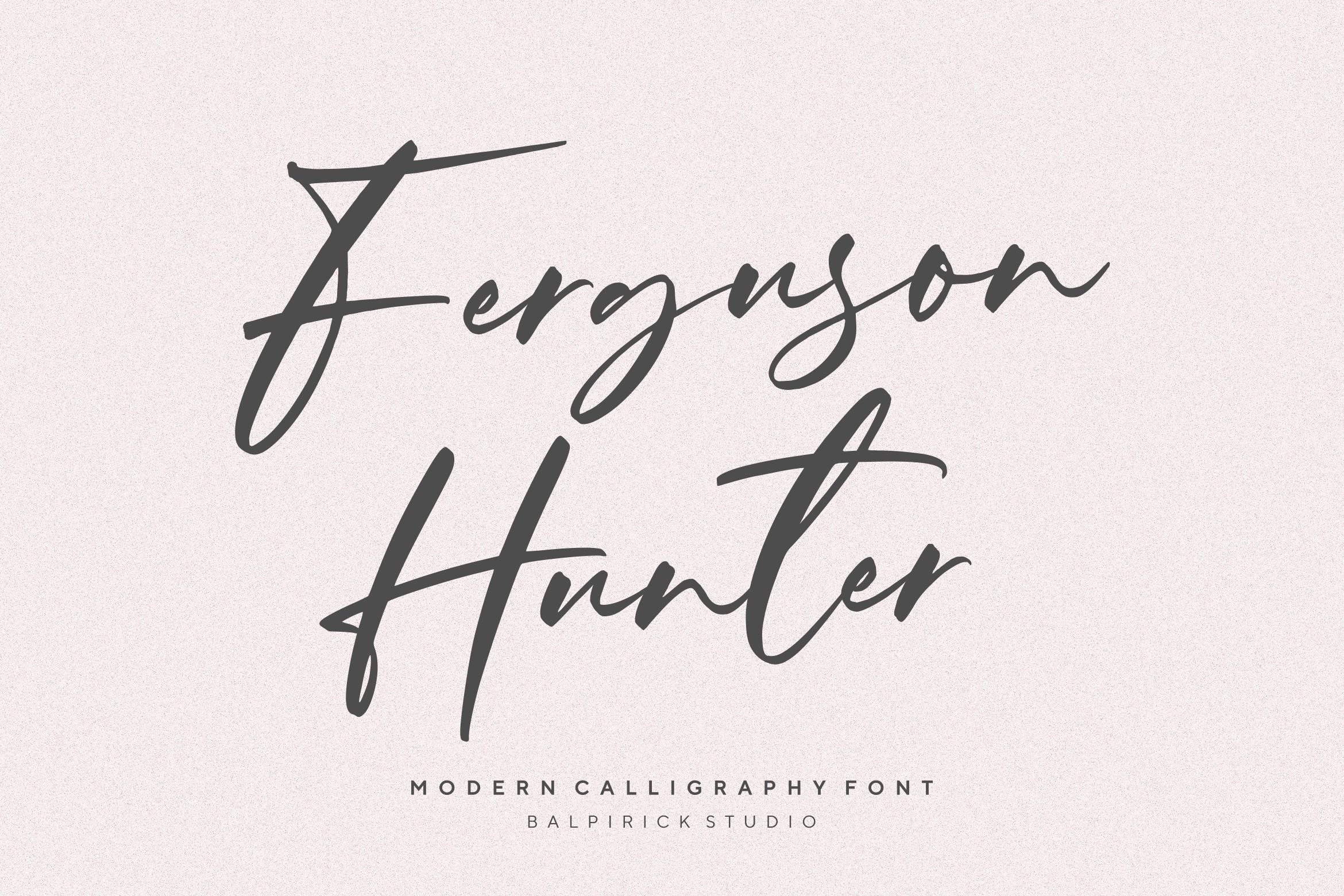 Ferguson Hunter Font