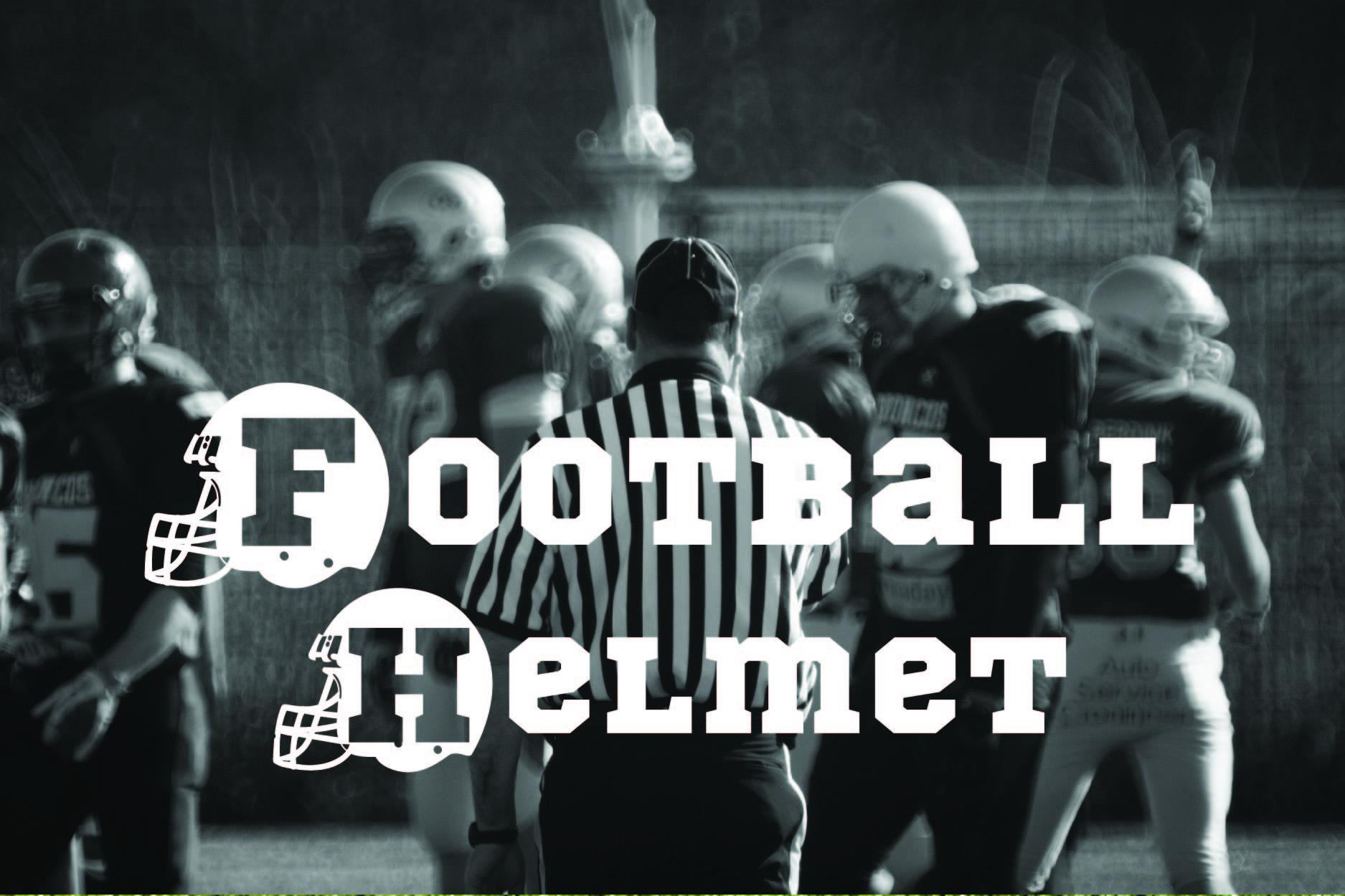 Football Helmet Font