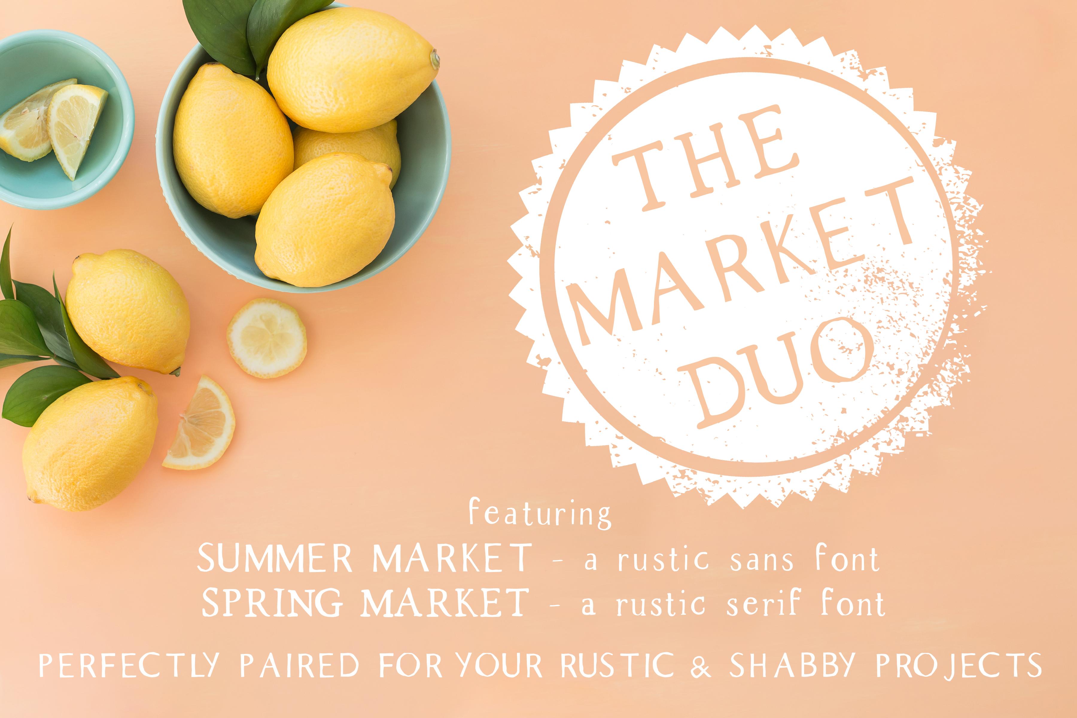 The Market Duo Font