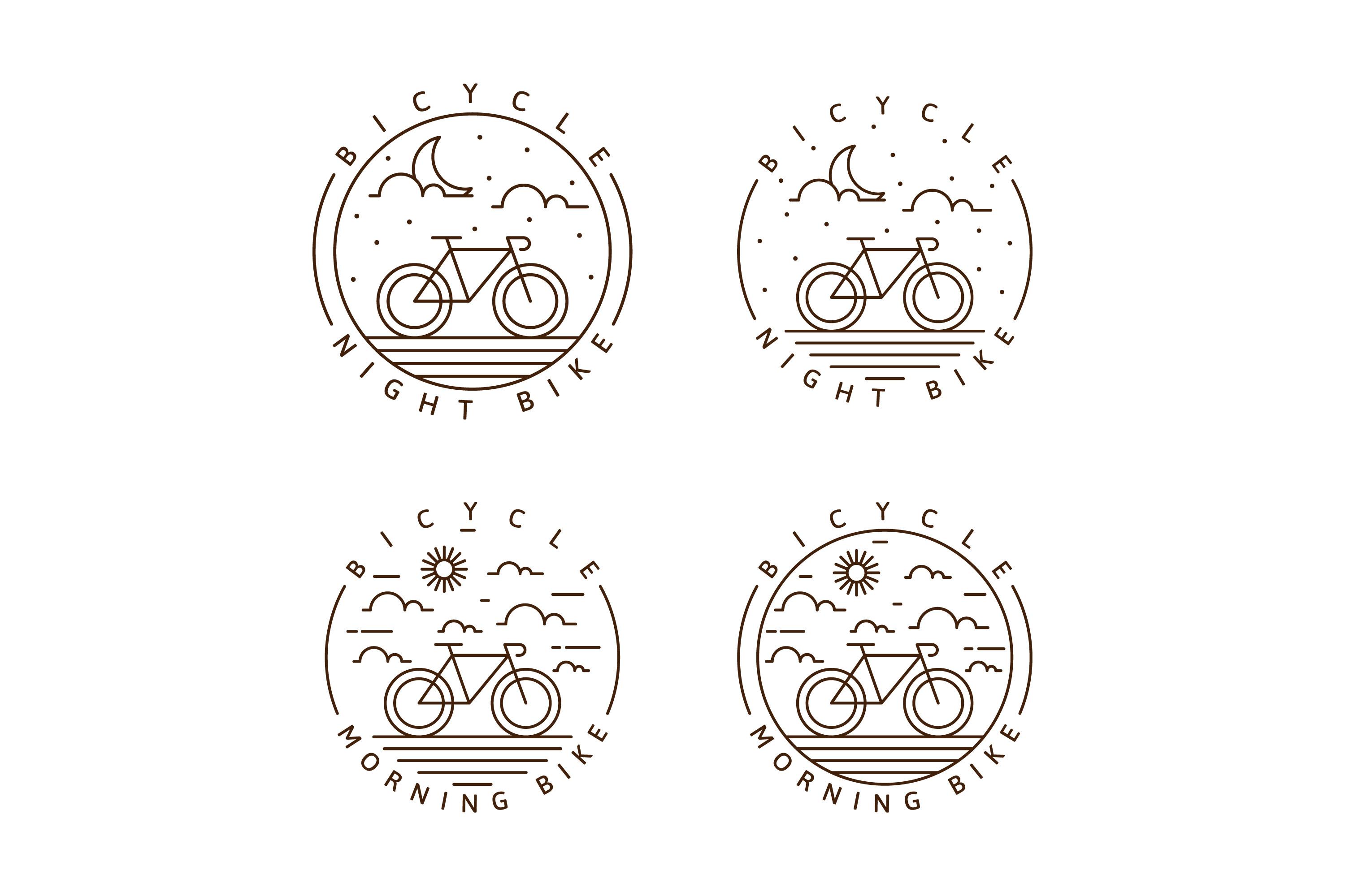 Night and Morning Cycling Monoline