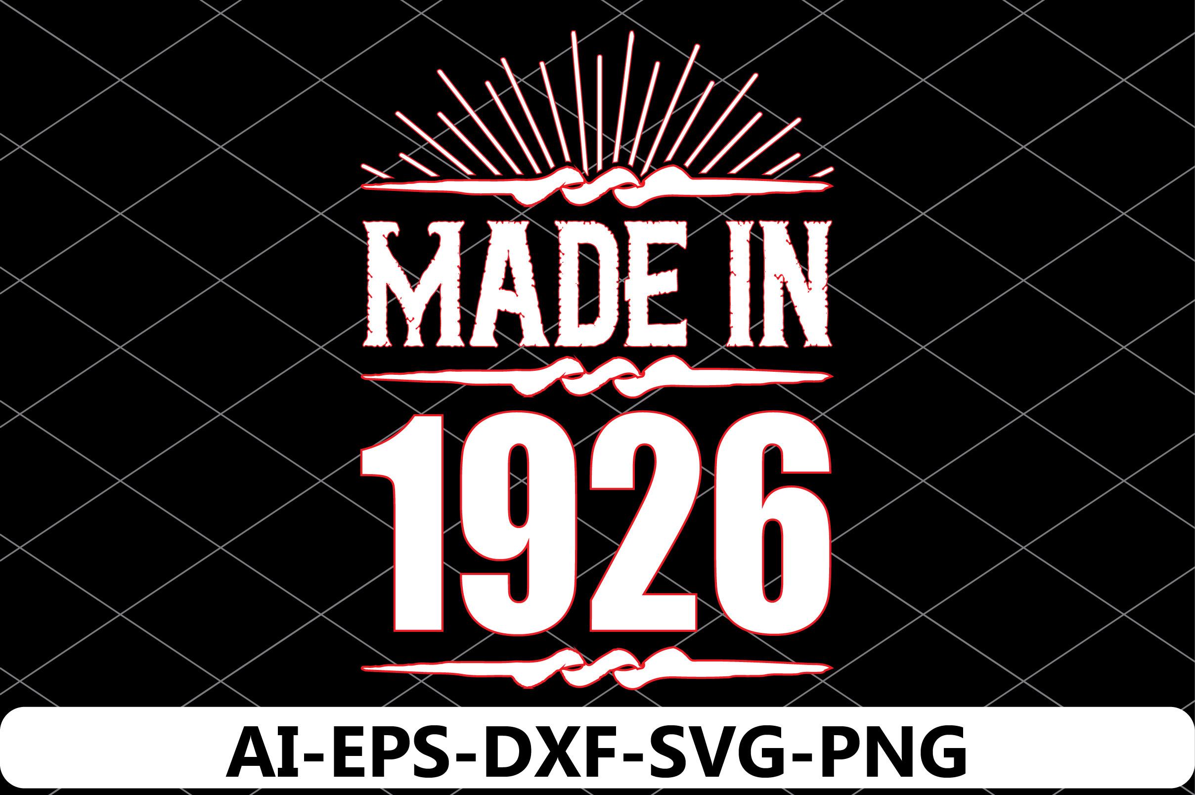 Made in 1926