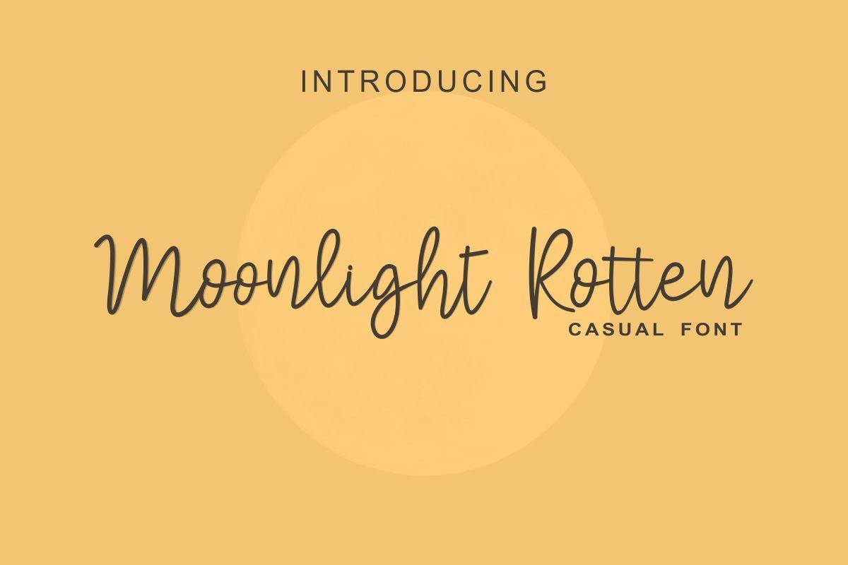 Moonlight Rotter Font