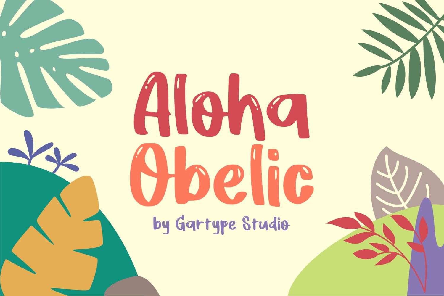 Aloha Obelic Font