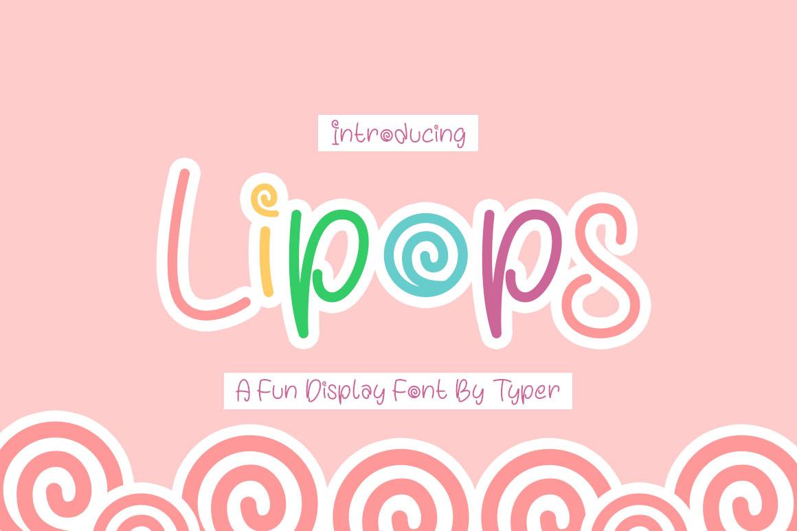Lipops Font