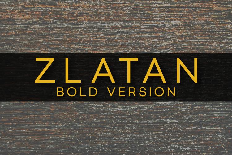 Zlatan Bold Font
