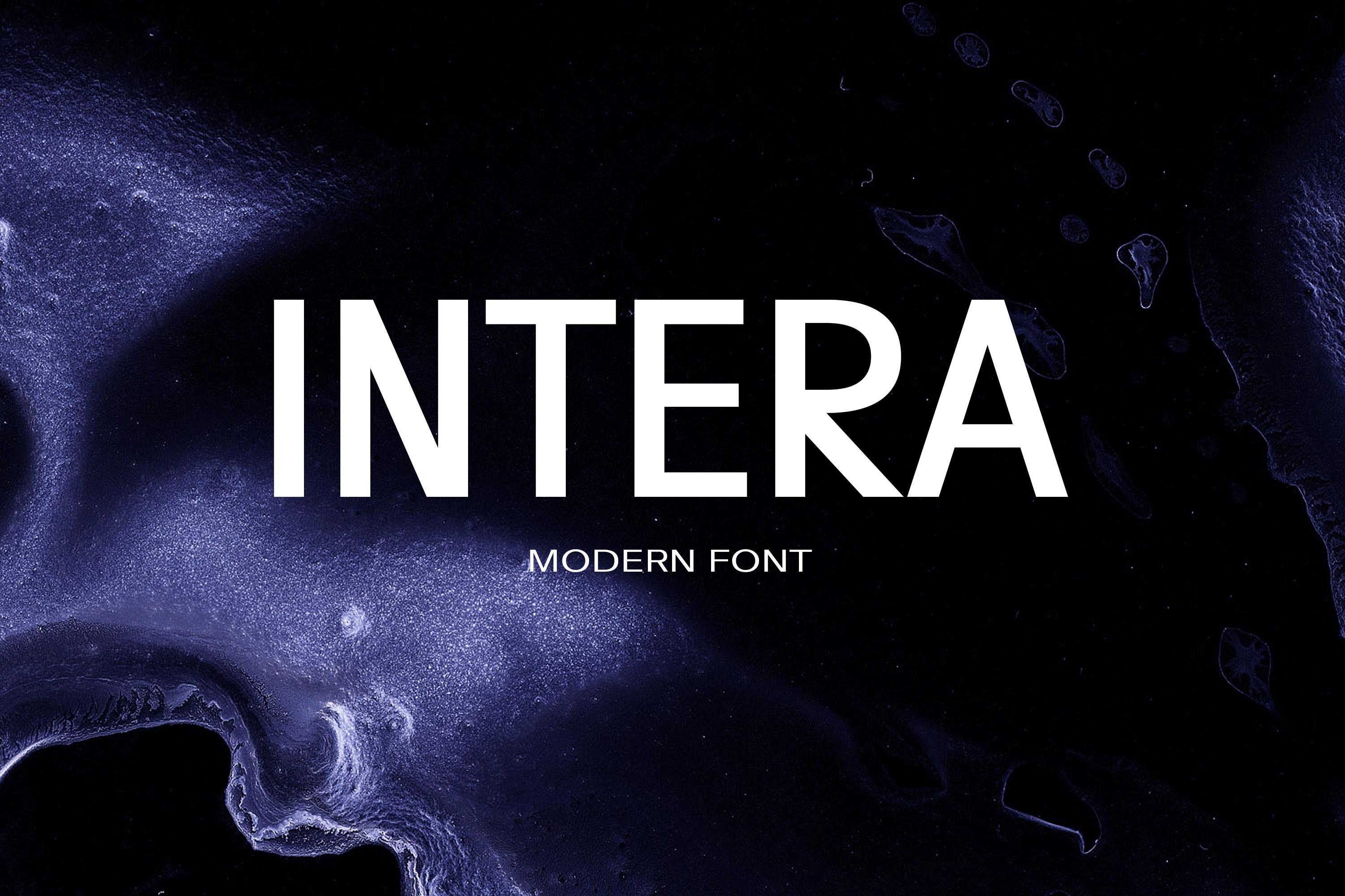 Intera Font