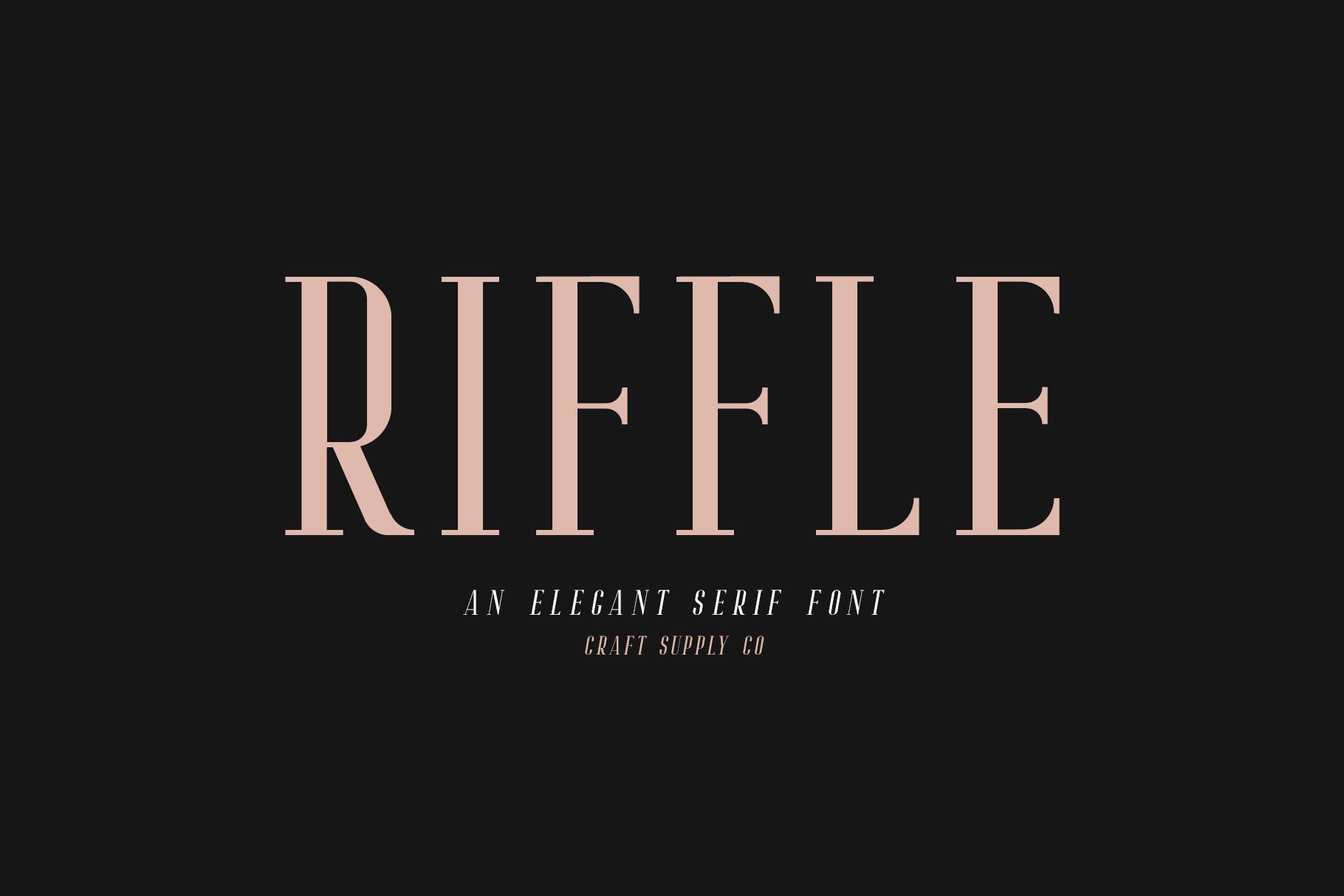 Riffle Font