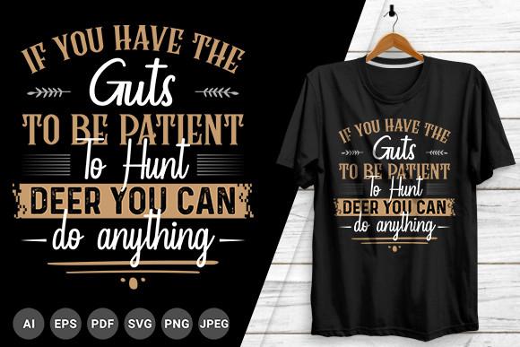 Hunting Deer T-shirt Design