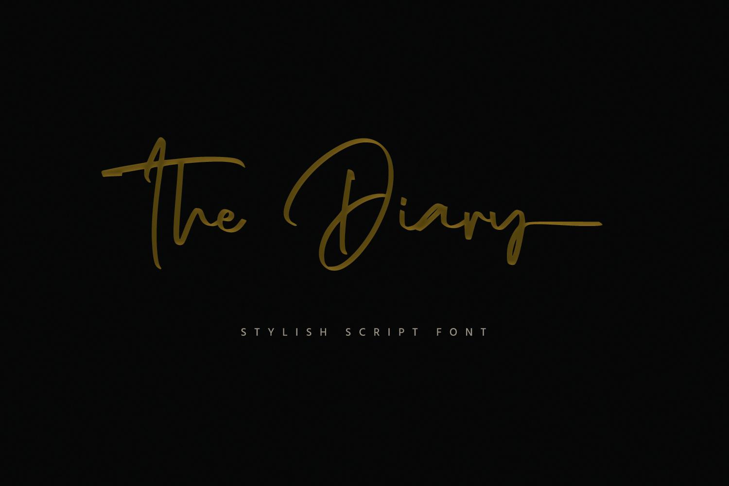 The Diary Font