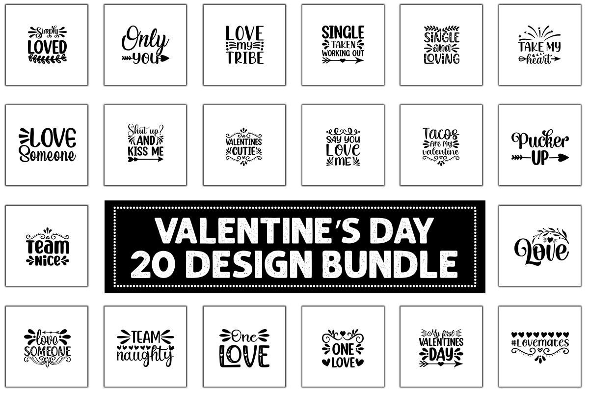 Valentine's Day Svg Design Bundle