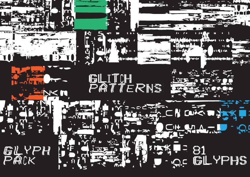 Glitch Patterns Font