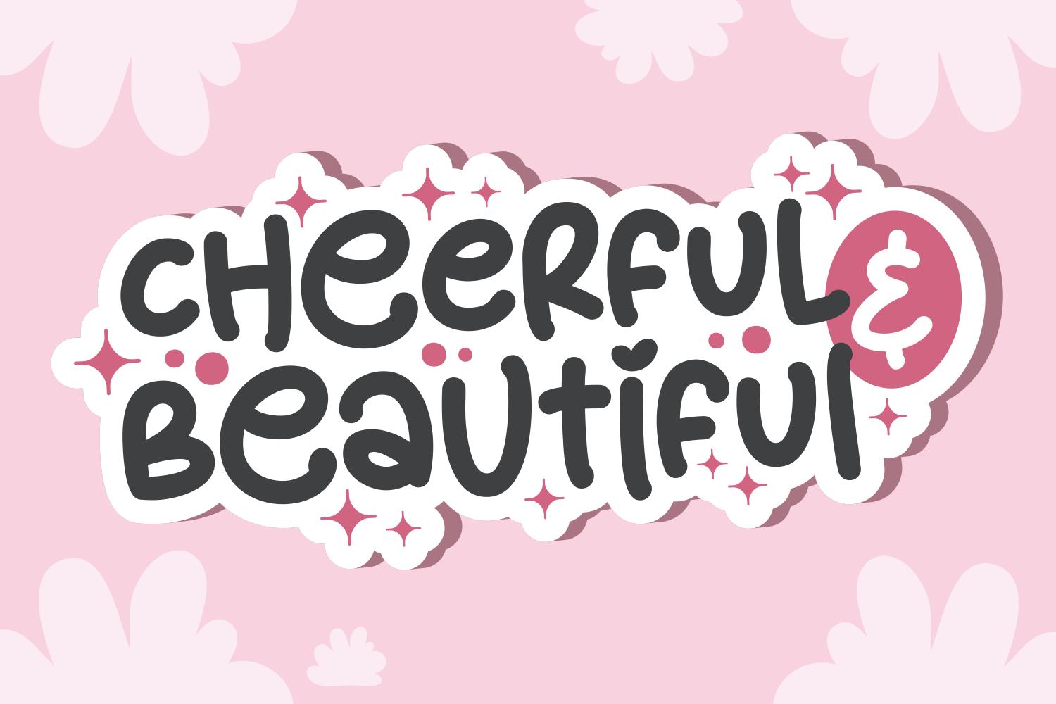 Cheerful & Beautiful Font