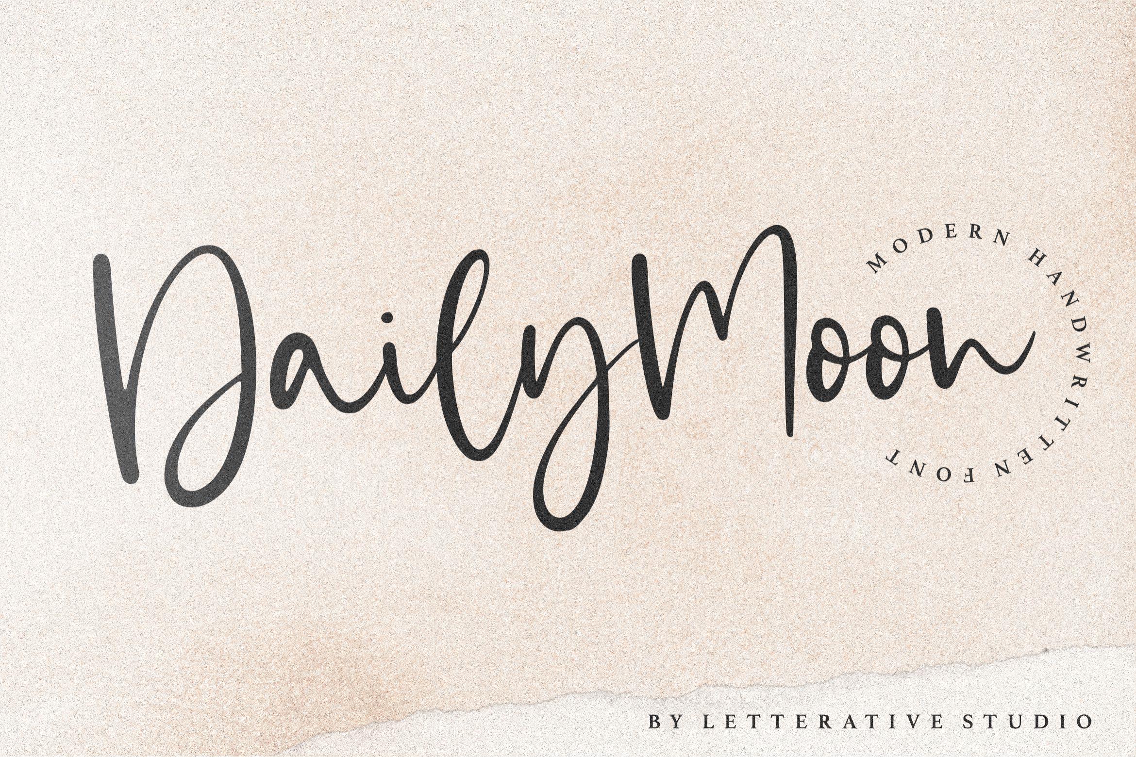 Daily Moon Font