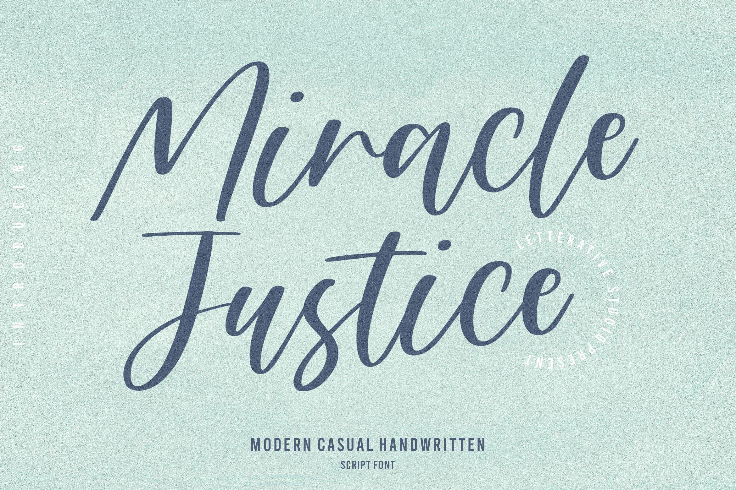 Miracle Justice Font