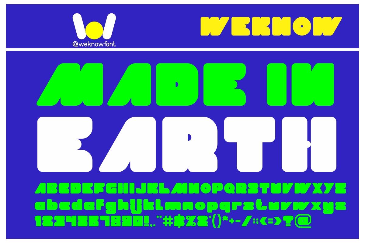 Made in Earth Font