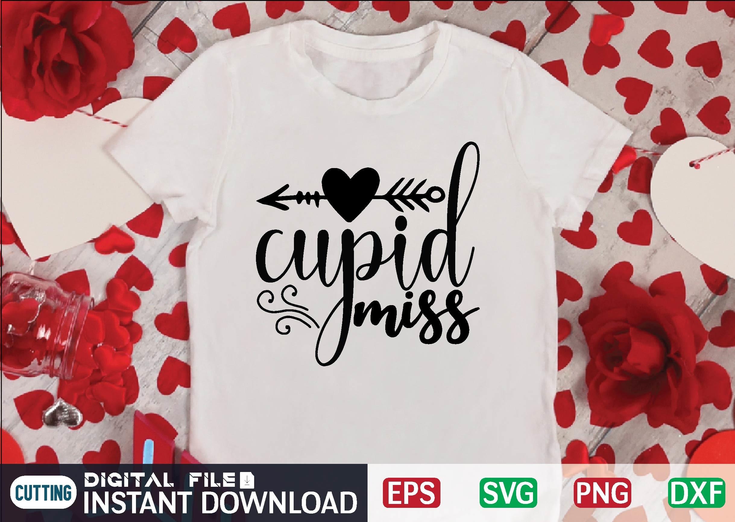 Cupid Miss Svg Design