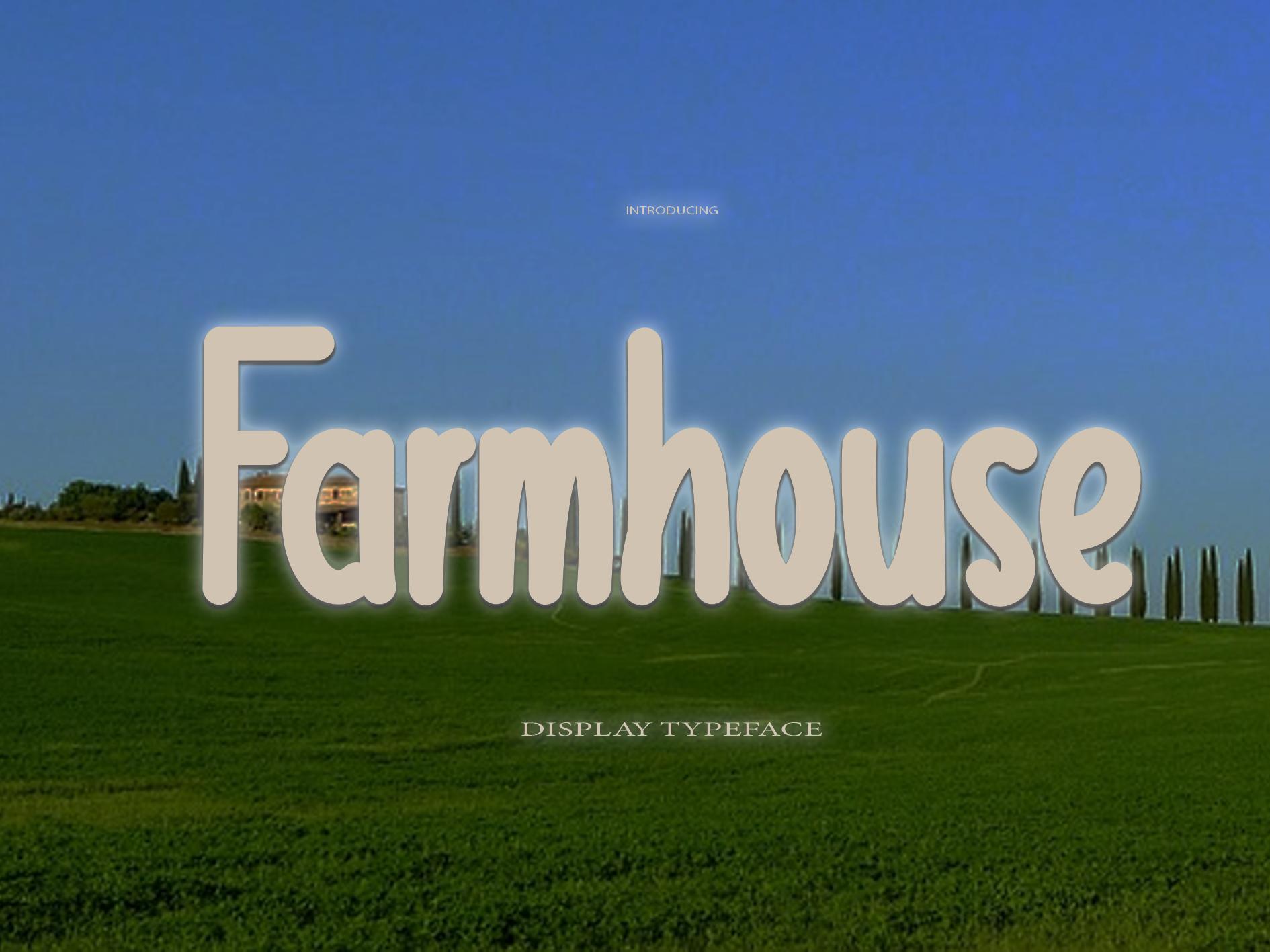 Farmhouse Font
