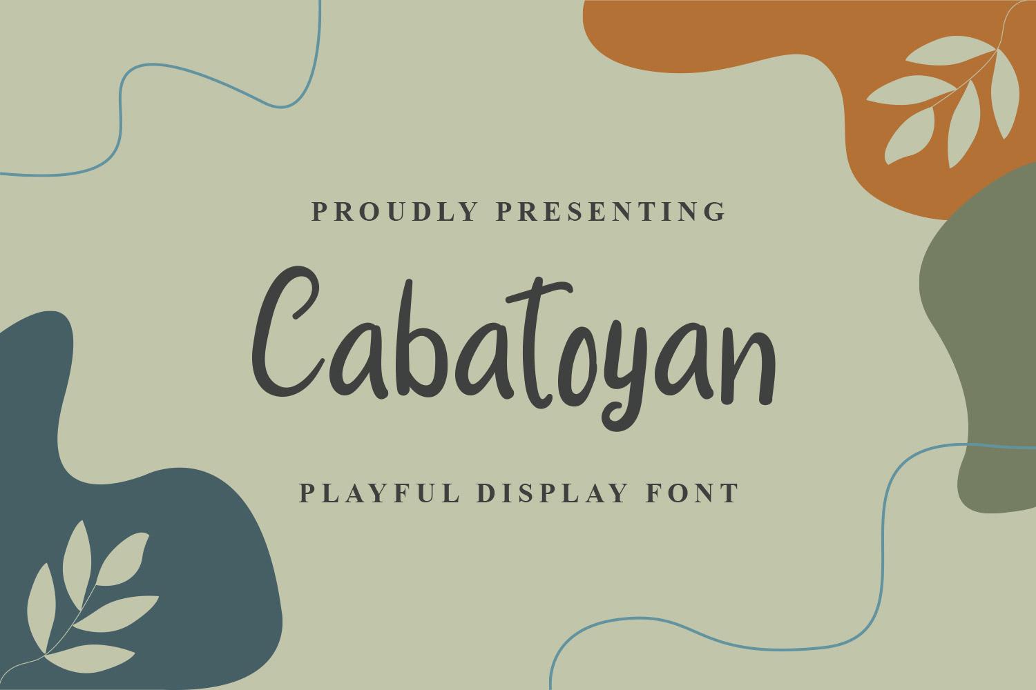 Cabatoyan Font