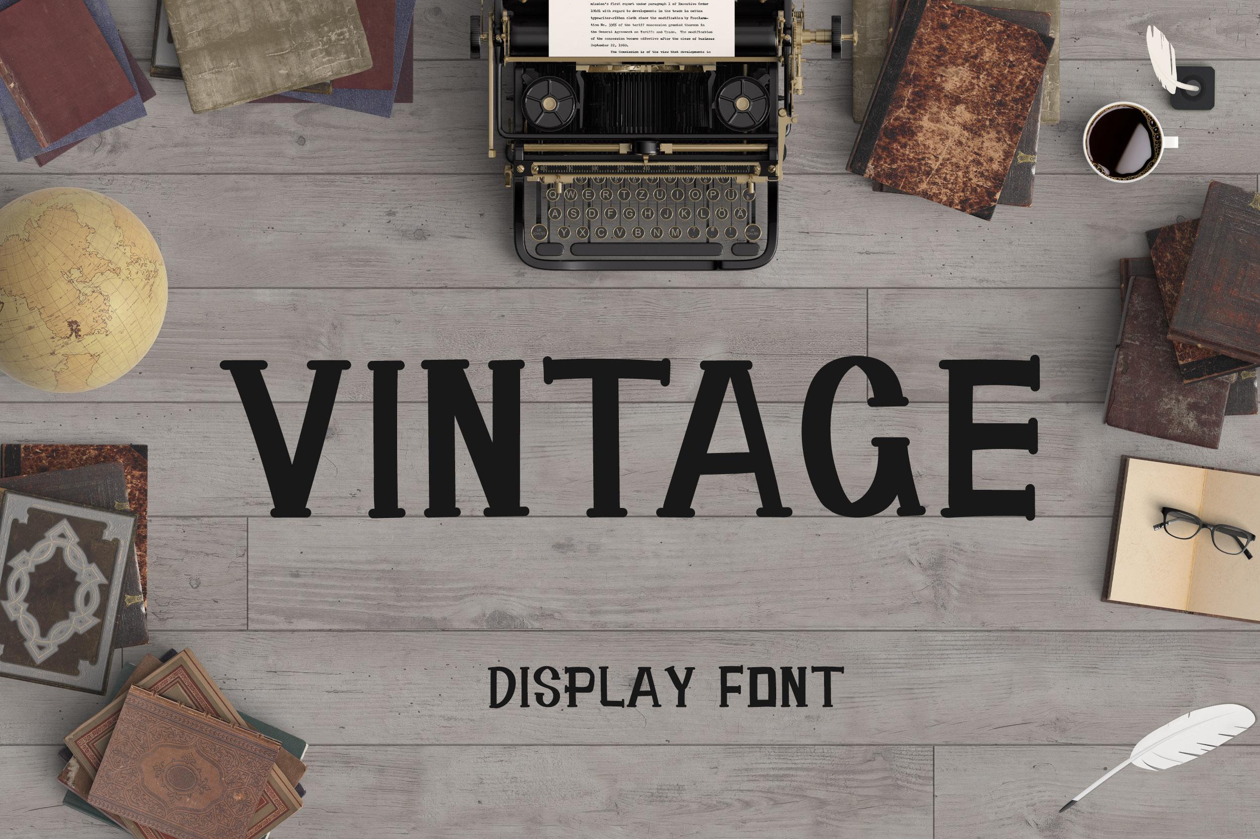 Vintage Font