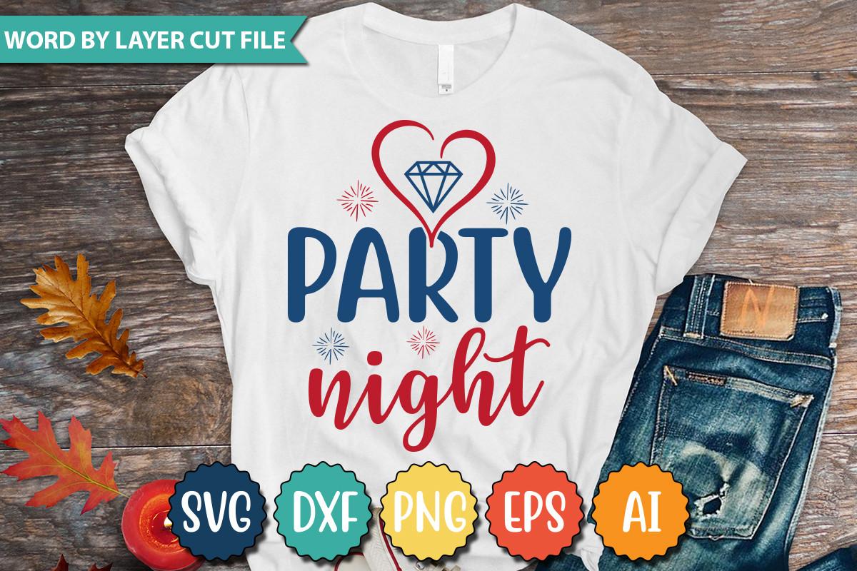 Party Night Svg
