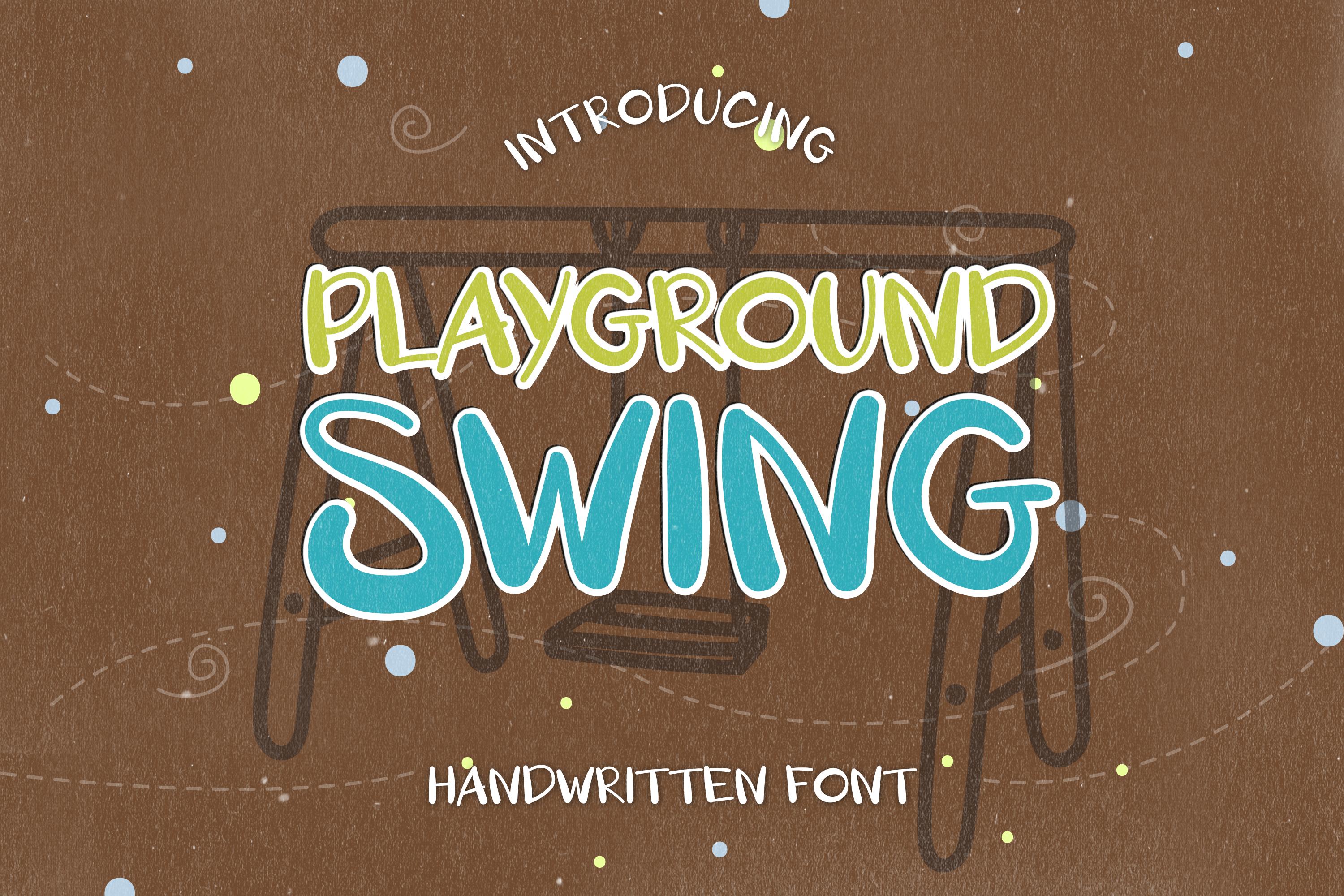 Playground Swing Font