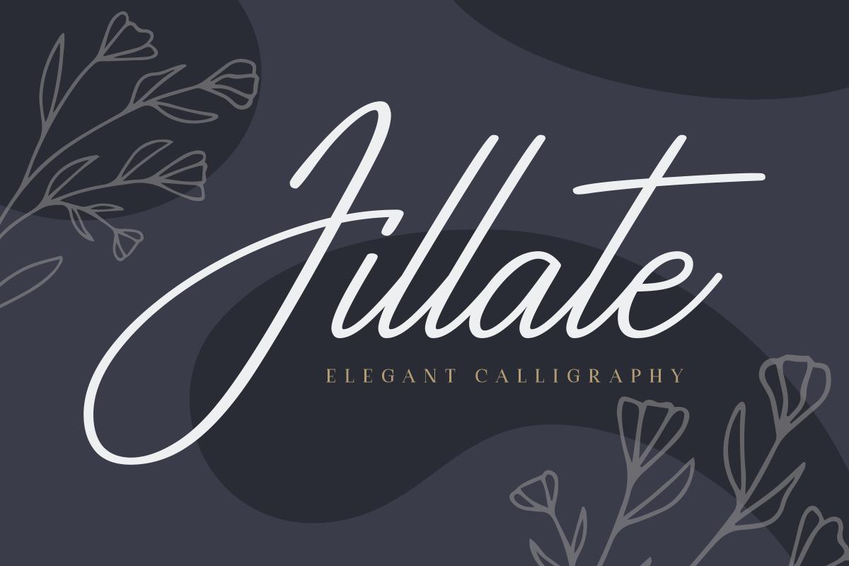 Jillate Font