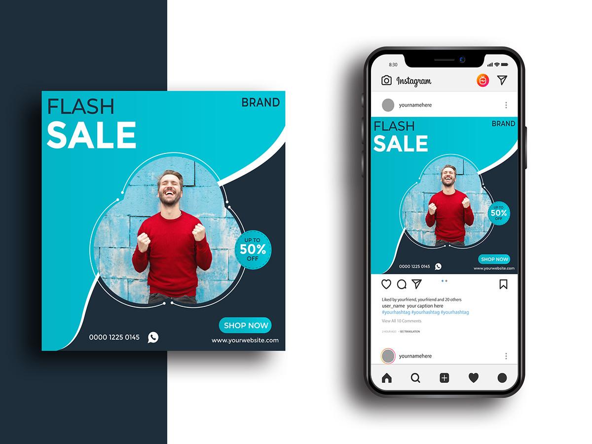 Flash Sale Instagram Post Banner