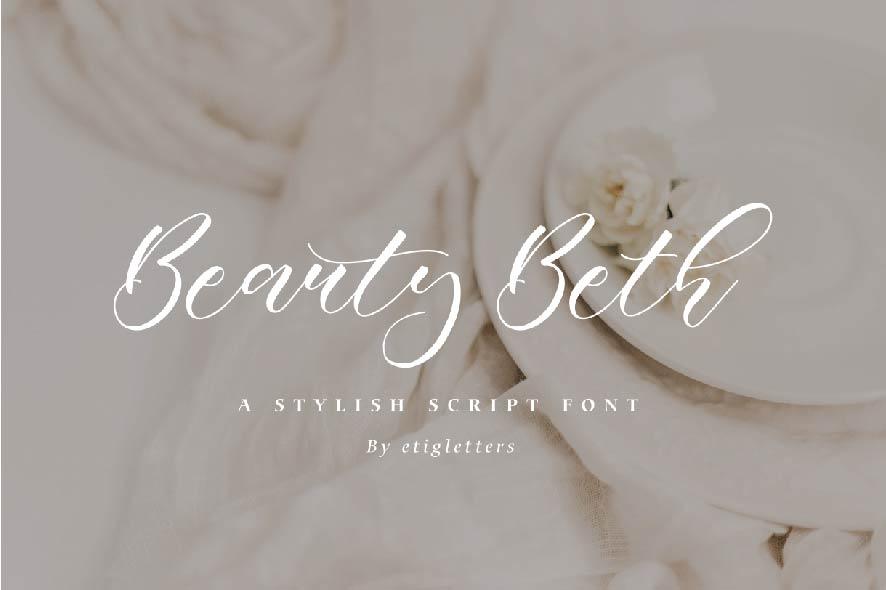 Beauty Beth Font