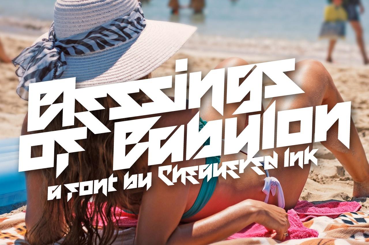 Blessings of Babylon Font